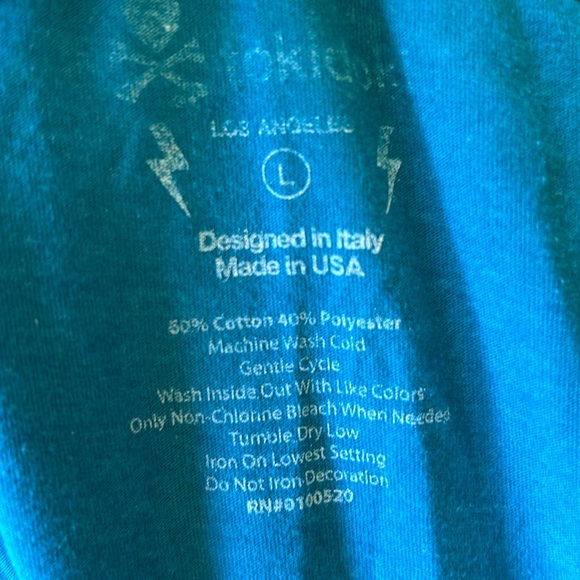 TOKIDOKI Donutina & Donutino V-Neck Tee, Sz L - Picture 3 of 3